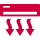 Ícone representando infraestrutura para ar-condicionado